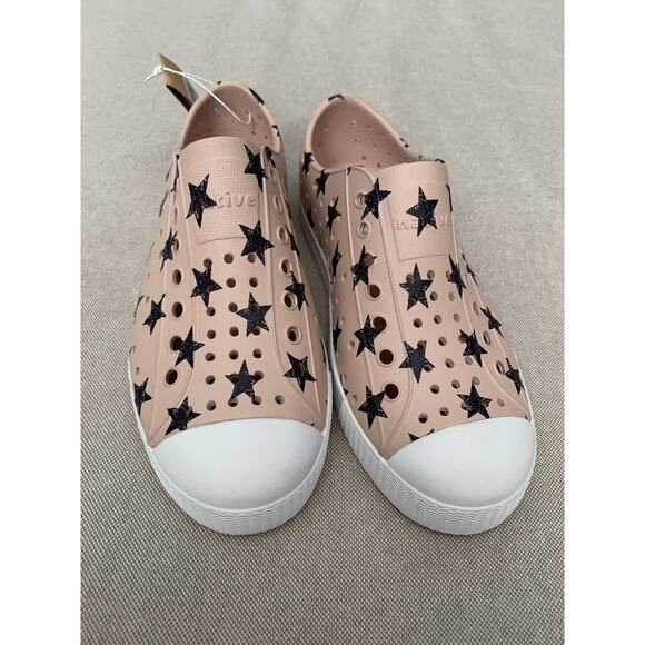 NEW Native Kids Jefferson Juniors Size 1 Chameleon Pink/Stars Water Shoes - Picture 1 of 8